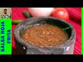 Cómo hacer una sabrosa salsa roja frita-Receta tradicional mexicana/Mi amiga Gaby