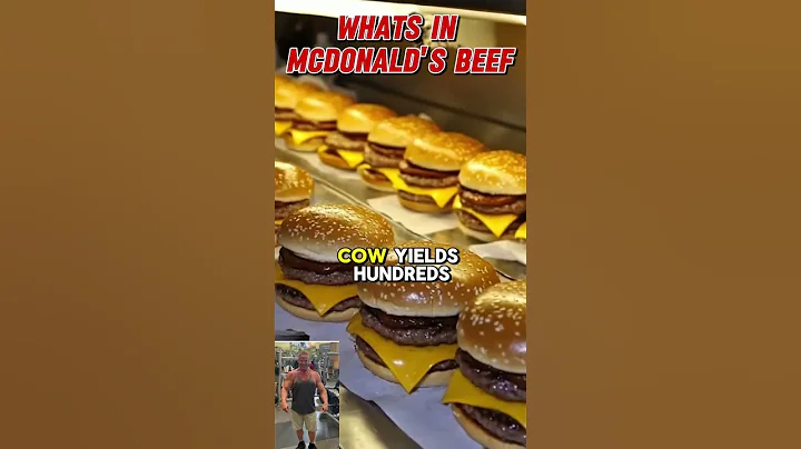 What Really Goes Into McDonald's Beef Burgers? #ytshortsvideo #beefrecipe #burger #foodshorts