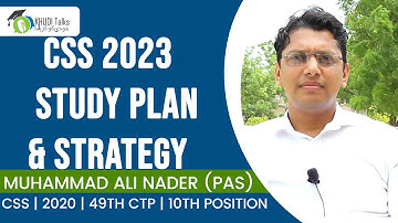 CSS Study Plan & Strategy | Muhammad Ali | 10th Position | Assistant Commissioner | Khudi Talks