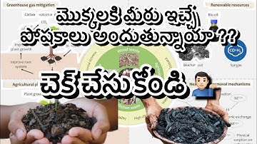 బయో చార్ ￼వల్ల కలిగే ఉపయోగాలు ￼| బయోచర్ తయారీ విధానం | preparation of biochar|