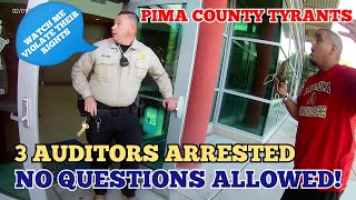 1st Amendment Audit - FAIL - I Dont Know Whats Happening - 3 Auditors Arrested - Pima County - Pt 1