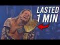 5 WWE World Heavyweight Title Reigns That Only Lasted MINUTES!