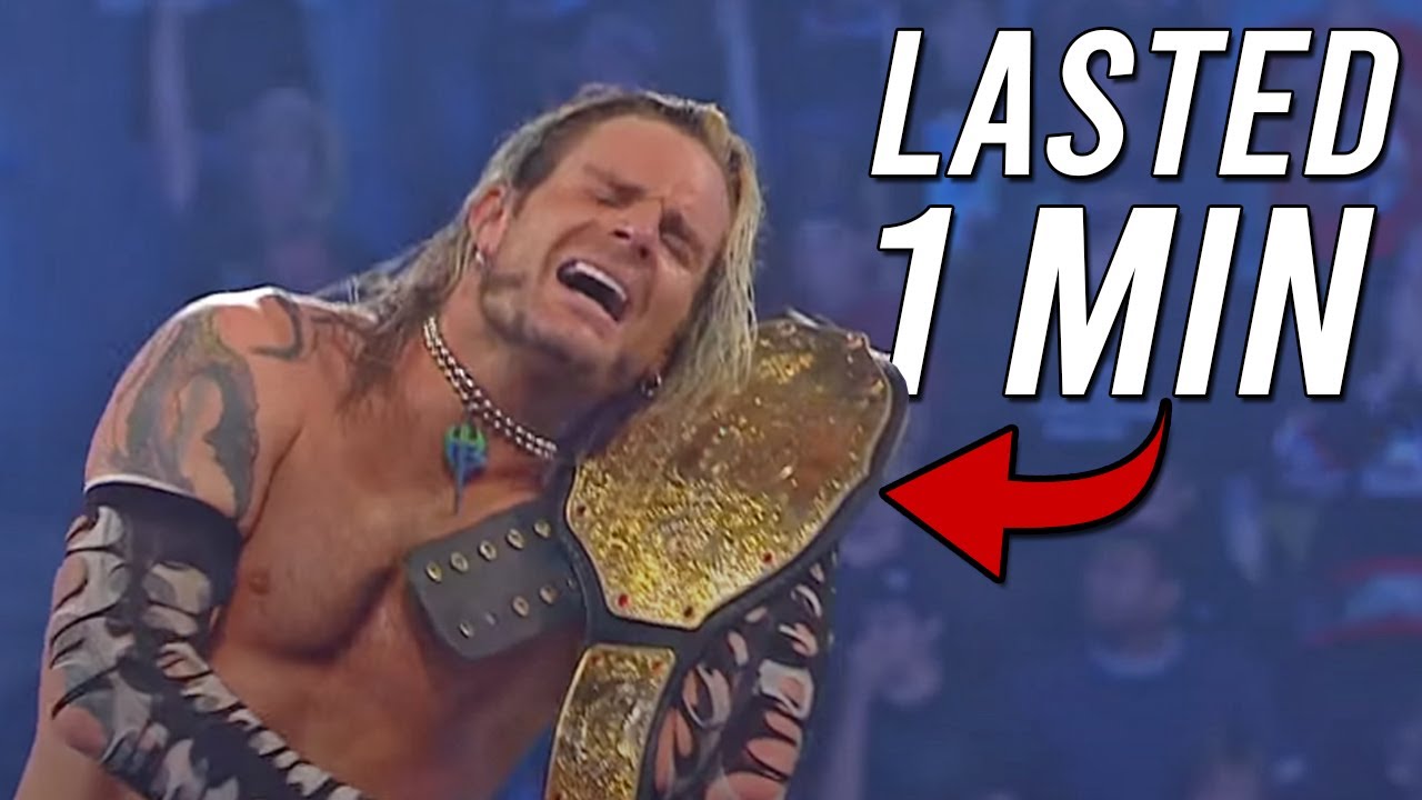 5 WWE World Heavyweight Title Reigns That Only Lasted MINUTES!