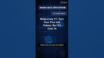 📝👉 Midjourney V1: Turn Your Pics into Videos, But It