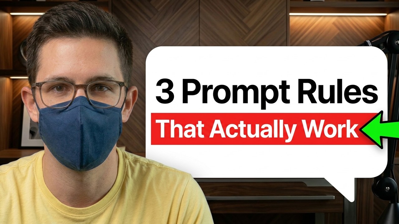 3 Prompt Rules That Make AI Actually Useful