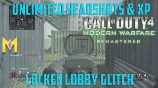 Call Of Duty: Modern Warfare Remastered Glitches - LOCKED Lobbies Glitch - Unlimited XP Glitch