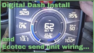 Ecotec ECM Wiring & digital dash hookup on the Baja