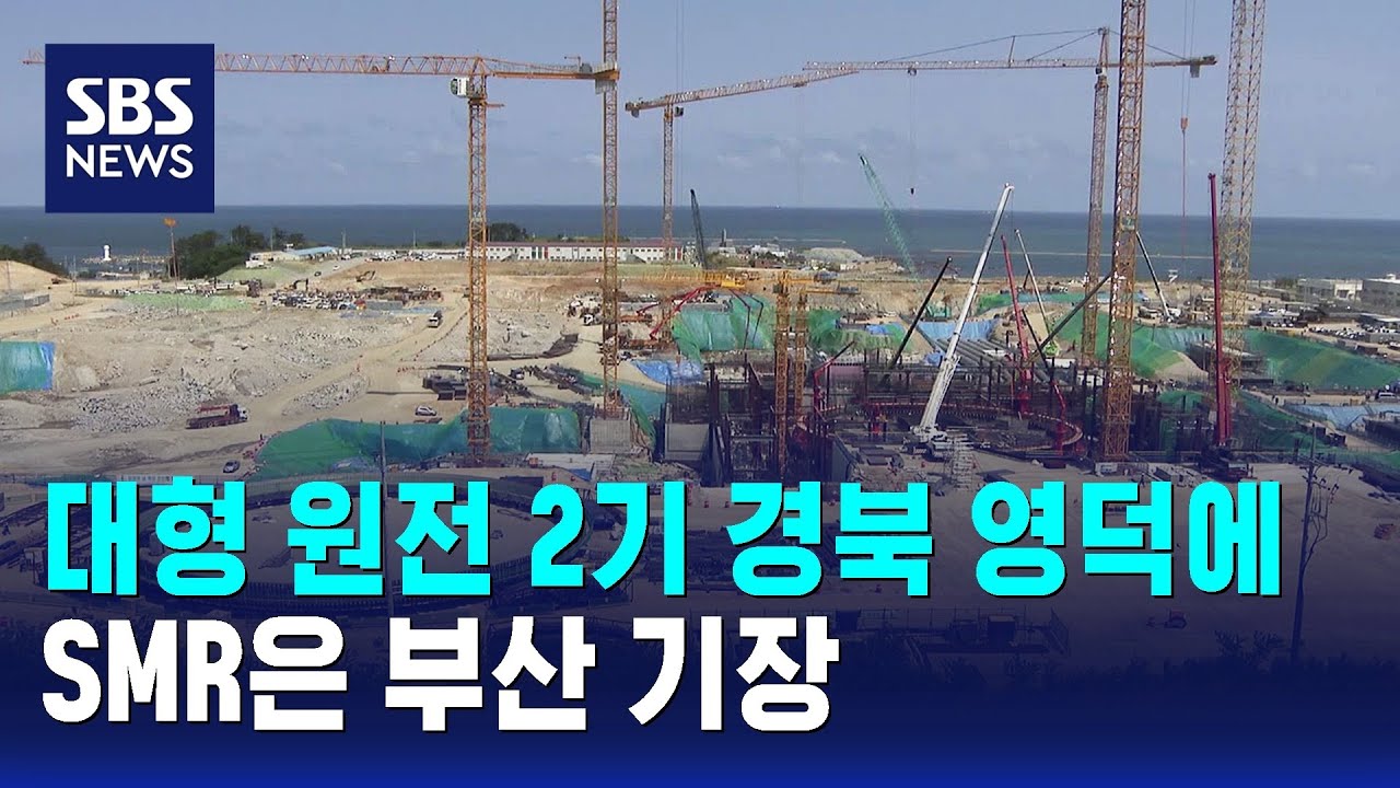 대형 원전 2기 경북 영덕에..SMR은 부산 기장 / SBS