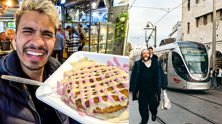 Trying STREET FOOD in Jerusalem | I didn't expect it to be like this.