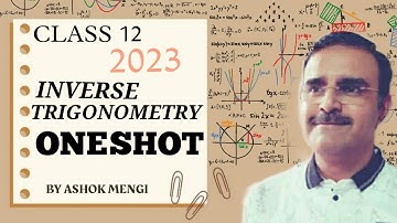 Inverse Trigonometric Functions Class 12 |Chapter 2| CBSE JEE Inverse Trigonometry|Math wallah|