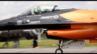 F-16 J-015 Orange Lion RNLAF demo
