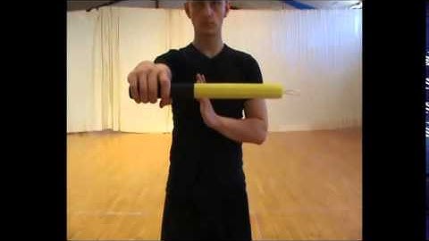 Nunchaku - flip throw 1
