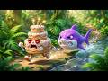 Cumpleaños del Tiburón Bebé – El Pastel de Cumpleaños Gigante 🦈🎂 Canciones Infantiles