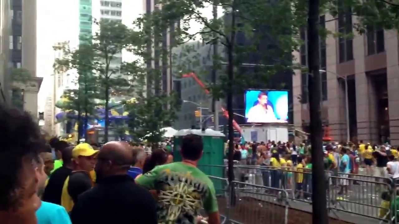 Brazil day parade in New York