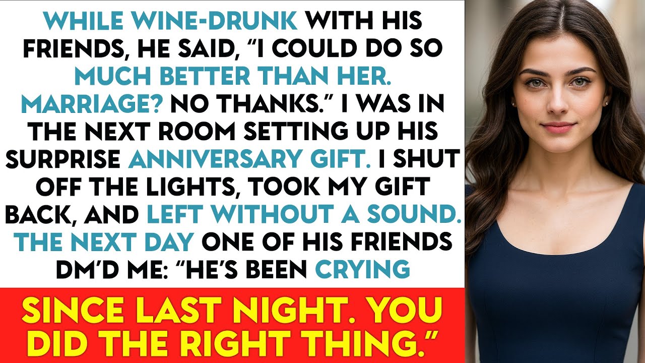 While Wine-Drunk With His Friends, He Said, “I Could Do So Much Better Than Her. Marriage? No...