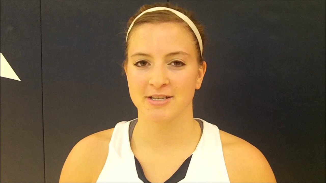 Bailey Morris postgame interview Jan. 12 YouTube