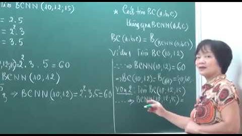 Tìm Bội chung nhỏ nhất - Toán 6 - Cô Phạm Thị Hồng - HOCMAI