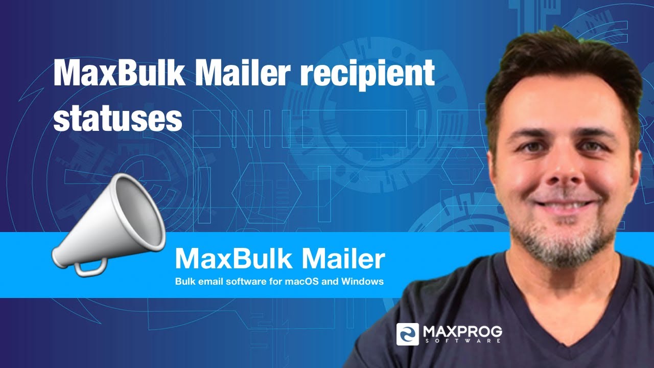 Maxbulk MaxBulk Mailer recipient statuses - YouTube