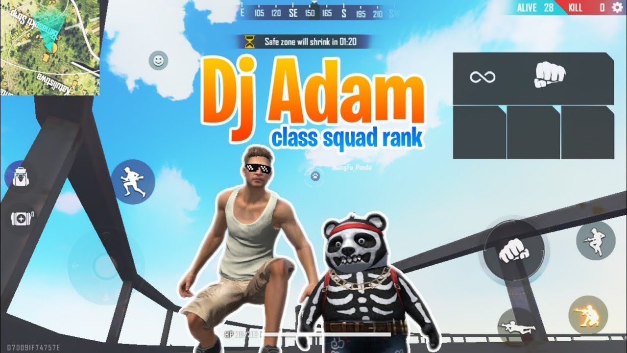 DJ Adam Clash Squad Ranked Random Match Garena Free Fire |🔥😎
