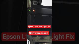 How to Solved Epson l130 printer red light blinking service required problem #shorts