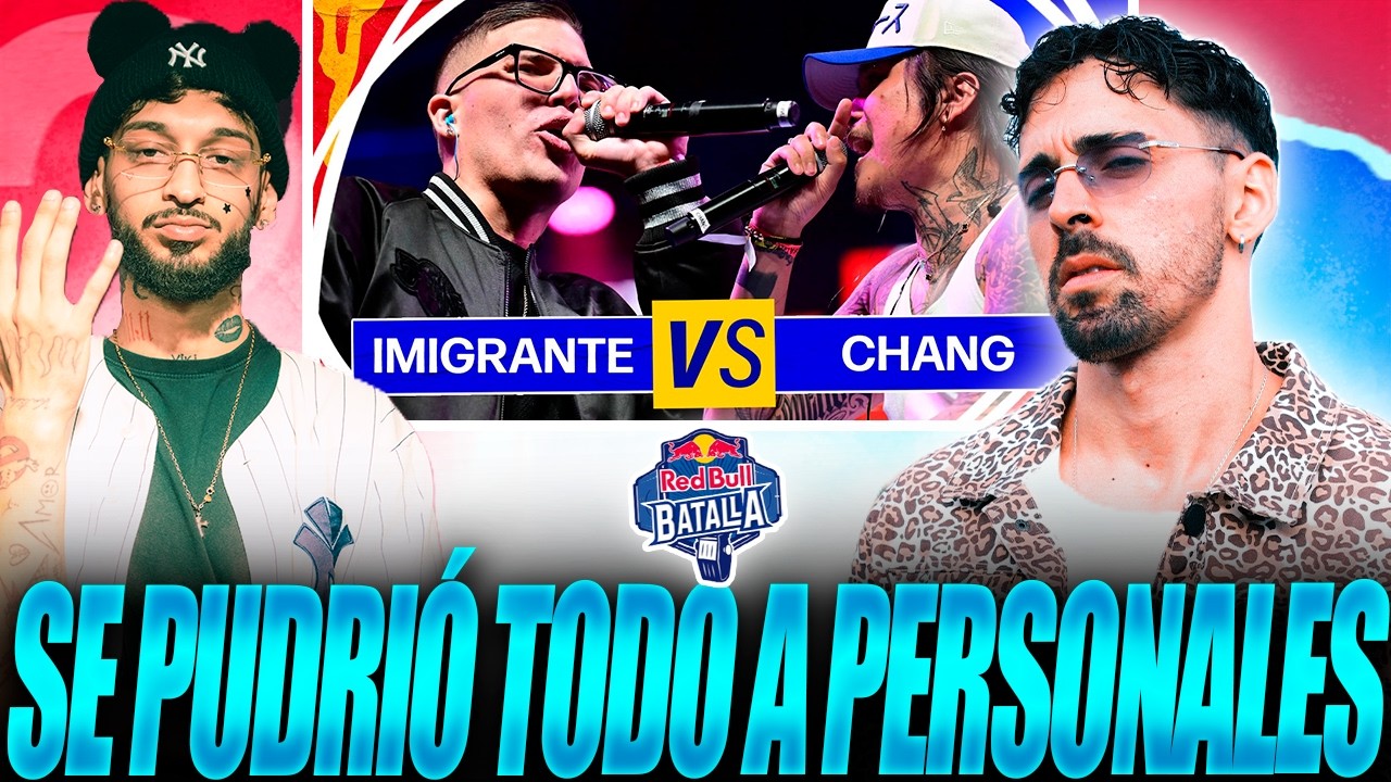 CHANG VS INMIGRANTE 🔥☠️EX MUJER , HIJOS , SECRETOS , SE PUDRIÓ TODO🔥☠️  REACCIÓN RED BULL SUDAMÉRICA