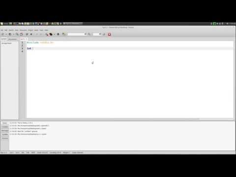 How To Compile C Program using Geany  In Linux