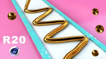 Cinema 4D Tutorial - Smooth Spline Animation ( No Plugin )