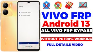 All Vivo FRP Remove || Vivo Y56 5G (V2225) FRP Remove || Without PC