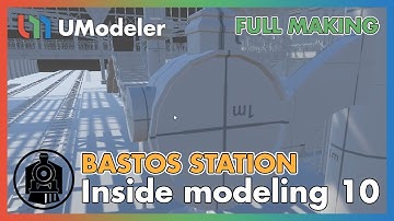3D Modeling in Unity-Full Making Video of Modeling & Unwrapping the station in Bastos Station(10/12)