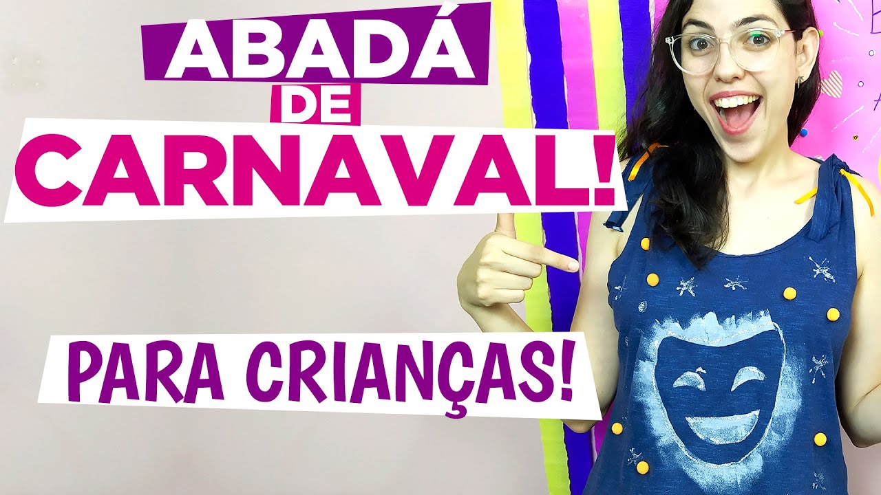 Como fazer um abadá de carnaval para as crianças - YouTube