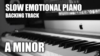 Slow Emotional Piano Backing Track In A Minor chords