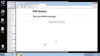 PHP and MySQL Quiz App Complete