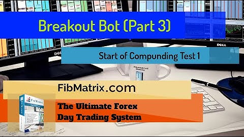 Breakout Bot (Part 3) COMPOUNDING Test 1 Automated Forex Trading Software Performance Results