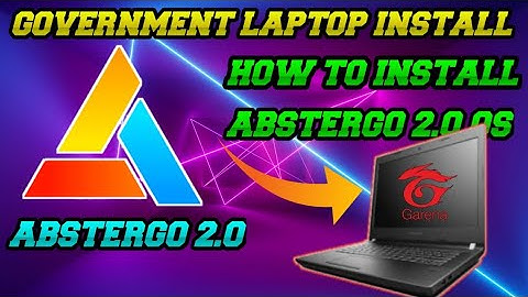 Government Laptop install abstergo 2.o os in தமிழ்|ABSTERGO2.O install | @ABSTERGO GAMING