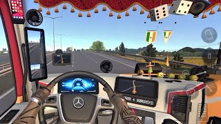 MB ACTROS L STYLELINE 2023 Model | Truck Simulator : Ultimate - Mobile Gameplay screenshot 1