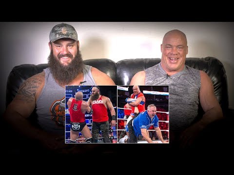 Kurt Angle & Braun Strowman rewatch 2017's Raw vs. SmackDown Survivor Series battle: WWE Playback