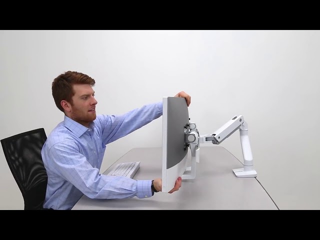 ergotron HX モニターアーム Desk Monitor Arm Amazon.com: Ergotron – HX Dual Monitor Arm, VESA Desk Mount