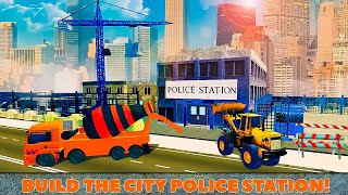 Police station construction gameplay screenshot 5