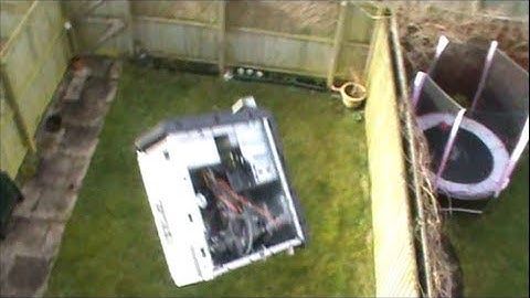 throwing my out my old computer LITERALLY