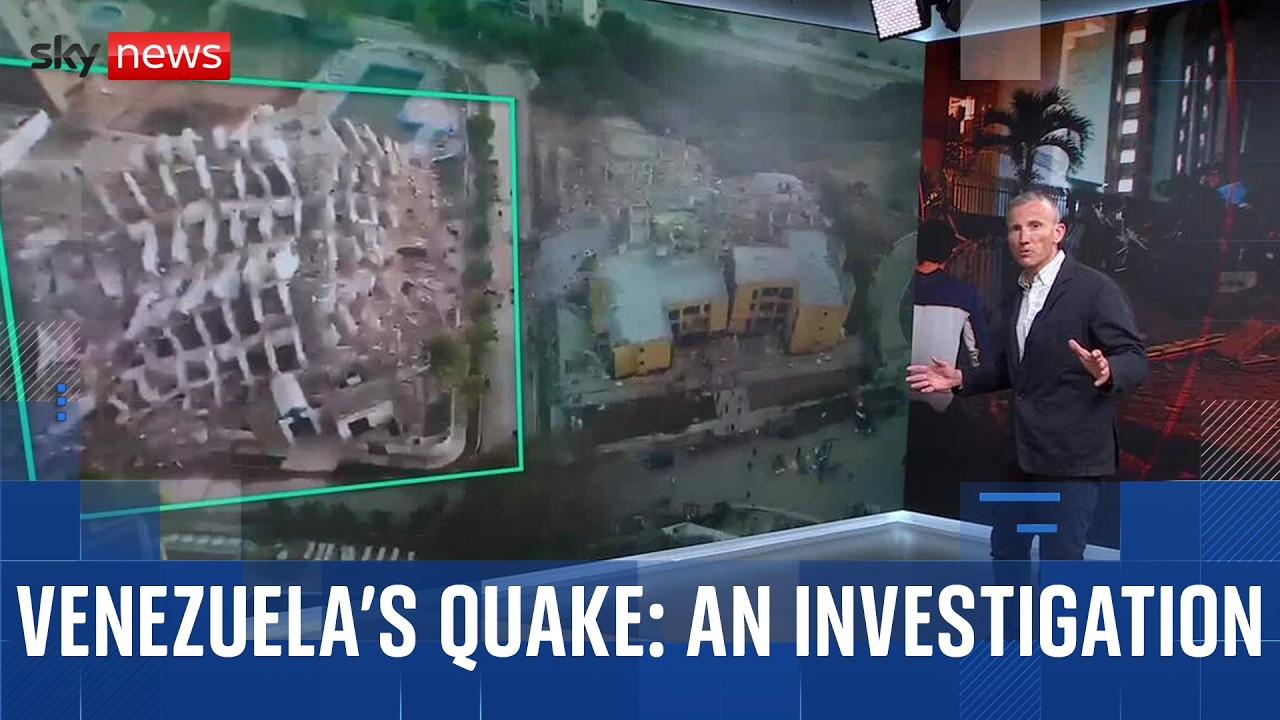 Sky News investigation shows scale of Venezuelan quake damage