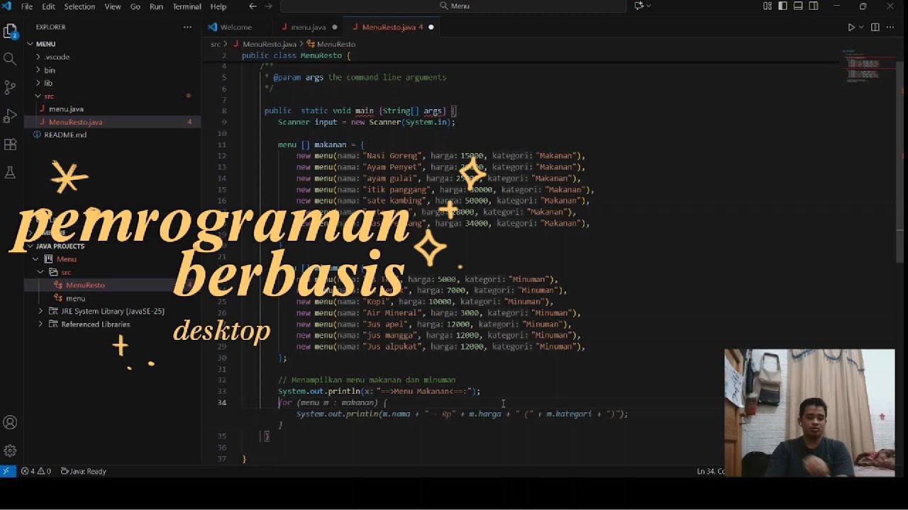 TUGAS 1 PEMROGRAMAN BERBASIS DESKTOP - YouTube