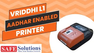 BLUPRINTS VRIDDHI L1 BIOMETRIC PRINTER WITH STARTEK RD SERVICE | YT-2024 | IST SAFE SOLUTIONS