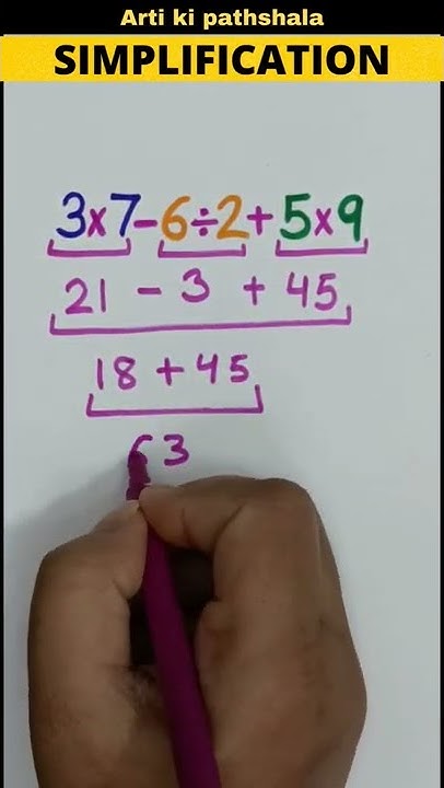 How do you Simplify an Equation? #Simplification Tricks #maths #shorts ...
