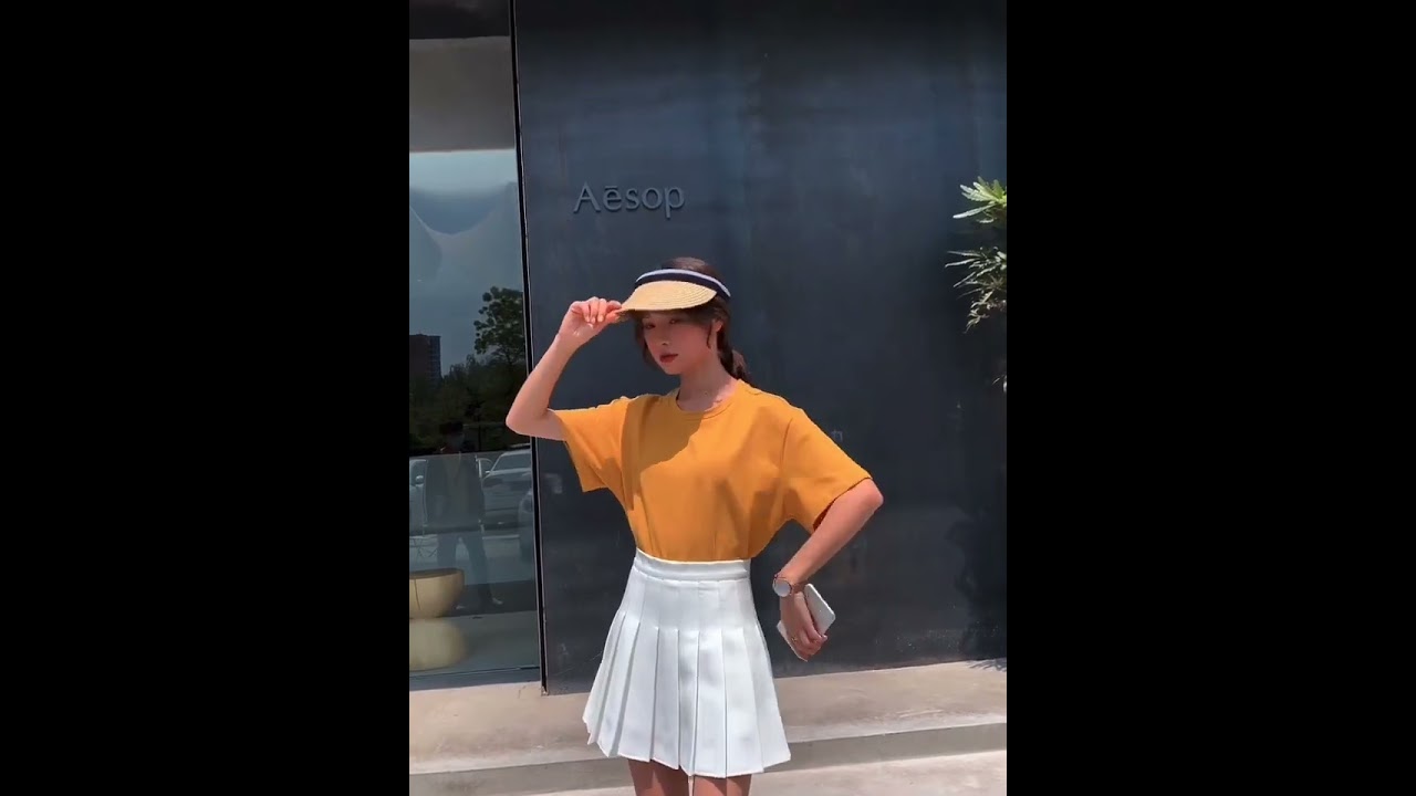 ZX-620019-001 百褶裙- YouTube