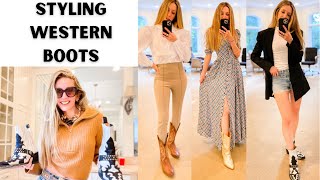 How to Style Western Trend & Styling Western Boots for Fall!
