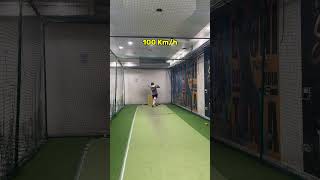 Plastic bat vs bowling machine