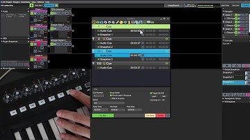 LiveProfessor Cue List Midi Triggers