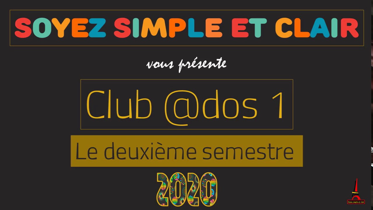 Méthode de français Club@dos #Première_année_secondaire_leçon 2_unité_3