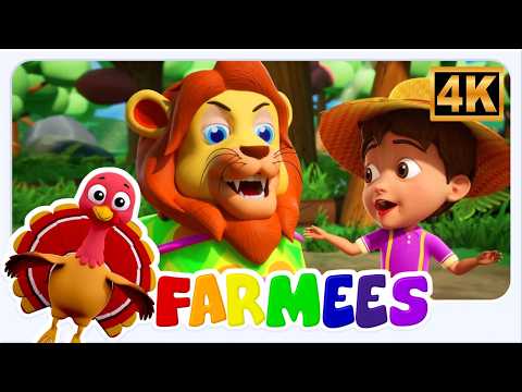 Sher Nirala Aaya Re Aaya, शेर निराला आया, Farmees Bumblebee Hindi Rhyme for Children
