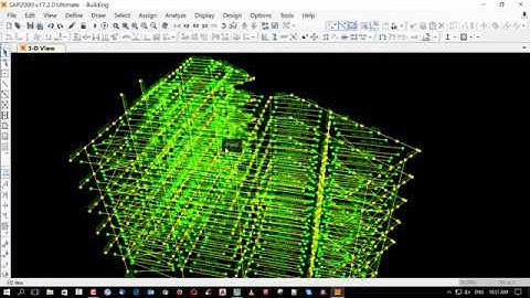 CSi sap2000 steel structure design of Building I